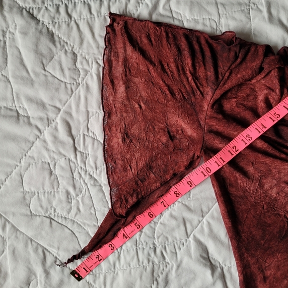 2/$40 🍩 Vintage Le Château Asymmetrical Sheer Top - Picture 4 of 10